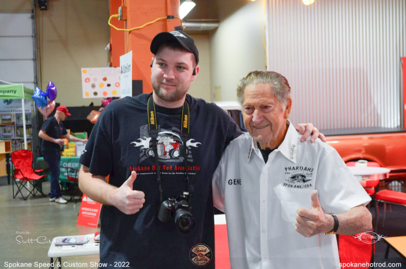 Gene Winfield At the Speed & Custom Show 2022 Spokane Hot Rod